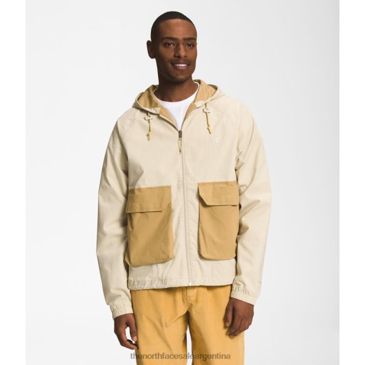 FFV045635 grava The North Face sudadera con capucha de viento ripstop para hombre