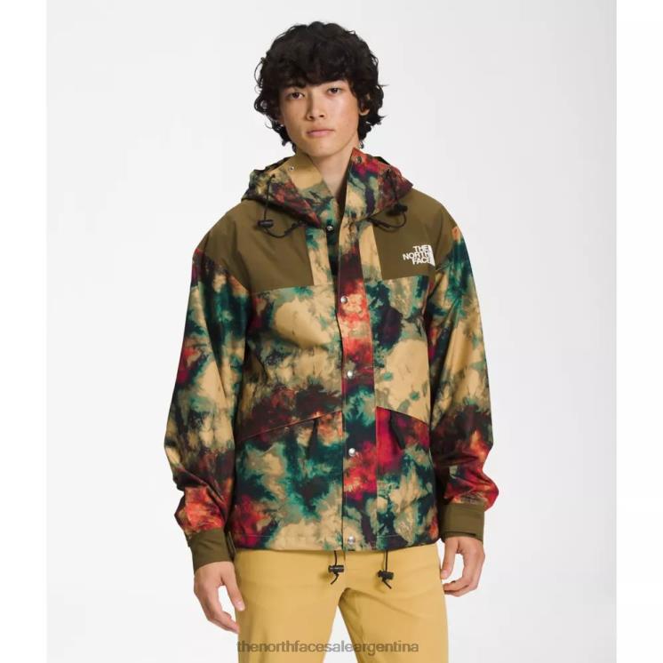 FFV046110 hielo bronceado The North Face chaqueta de montaña retro 86 estampada para hombre