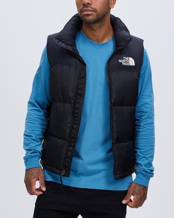 FFV046869 negro The North Face chaleco retro nuptse 1996