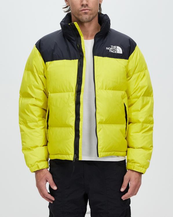 FFV046914 amarillo ácido The North Face chaqueta retro nuptse 1996