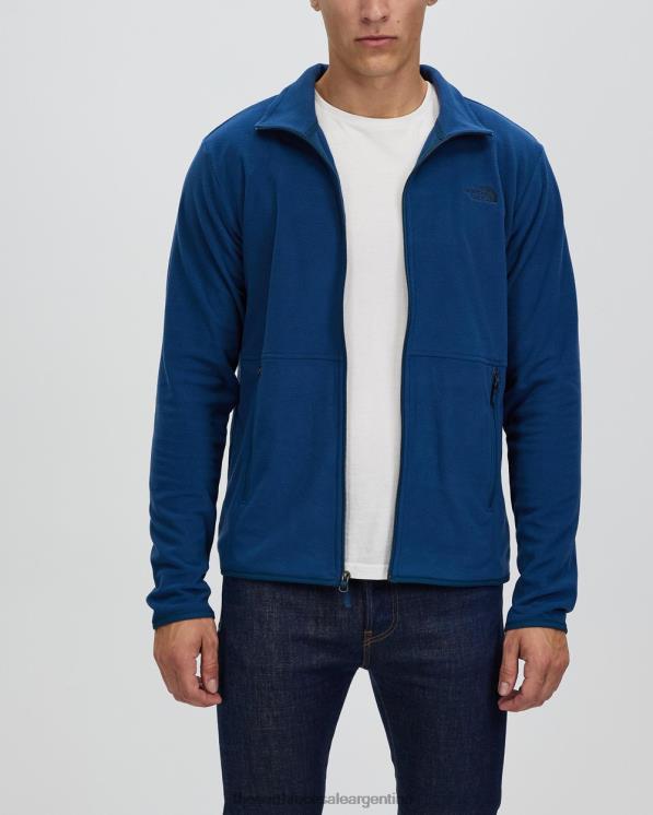 FFV046921 azul The North Face chaqueta con cremallera completa tka glacier