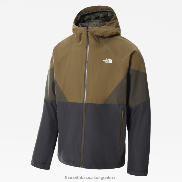 FFV04874 oliva militar The North Face chaqueta relámpago de los hombres