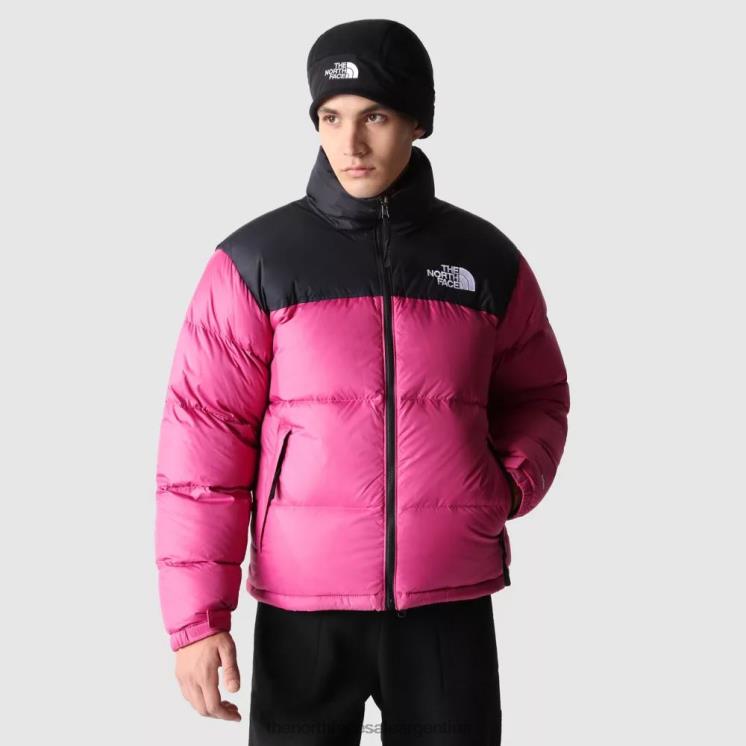 FFV0492 rojo violáceo The North Face chaqueta nuptse retro hombre 1996