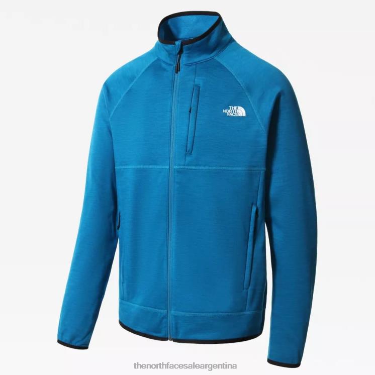 FFV041042 azul banff The North Face chaqueta polar con cremallera completa Canyonlands para hombre