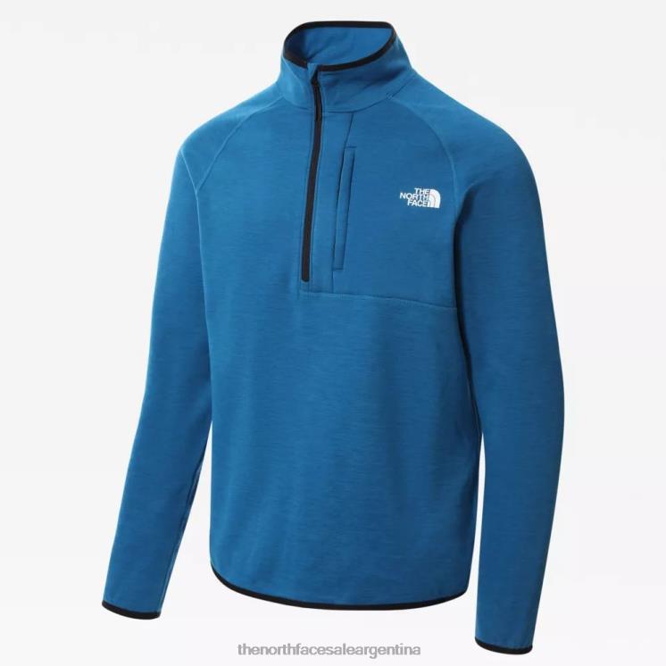 FFV041045 azul banff The North Face chaqueta polar con cremallera Canyonlands para hombre