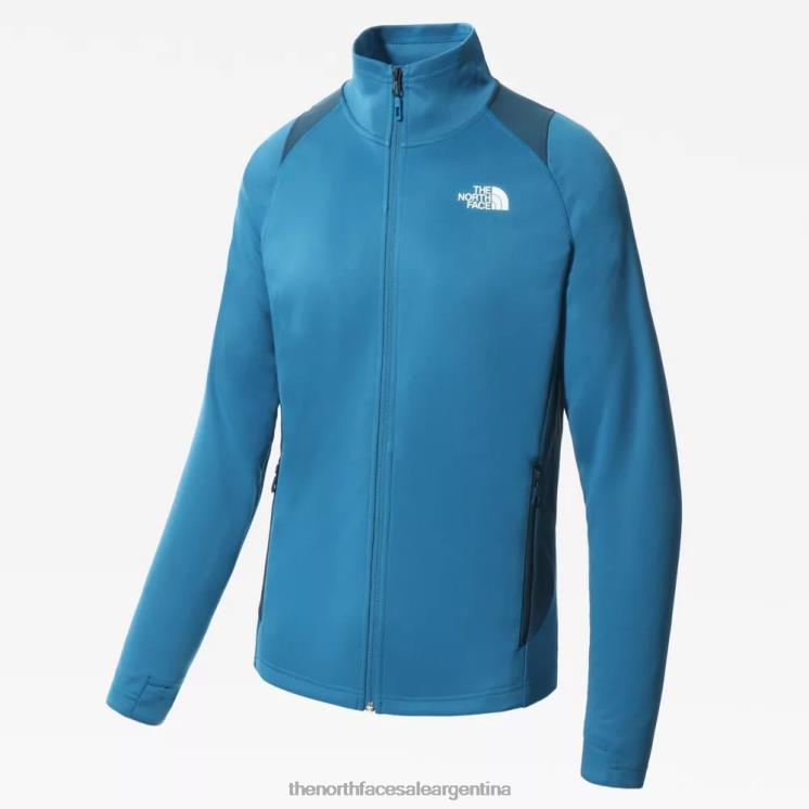 FFV041238 azul banff The North Face Chaqueta deportiva con cremallera completa para exteriores para hombre