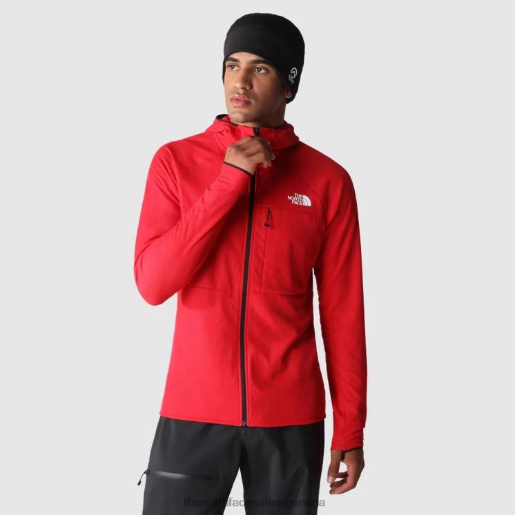 FFV041313 rojo The North Face Chaqueta con capucha de forro polar para hombre Summit Series Future