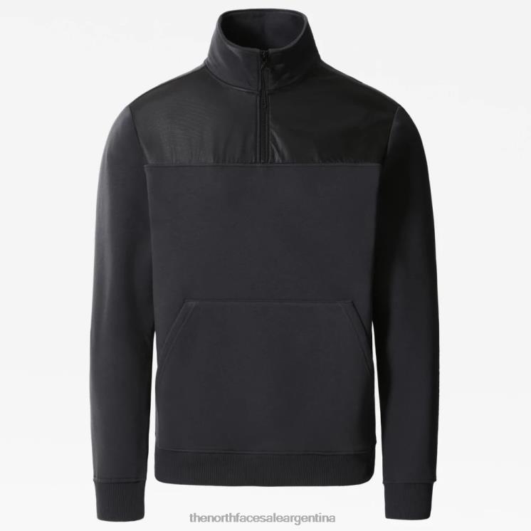 FFV041507 gris The North Face polar duwoni con cremallera corta para hombre
