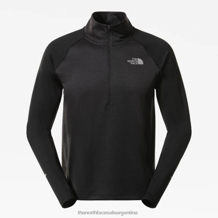 FFV041596 negro The North Face polar con cremallera 1/4 para hombre