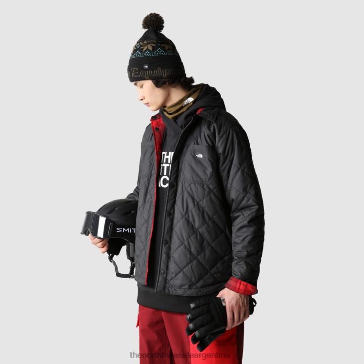 FFV04174 icono grande rojo The North Face Camisa de franela con aislamiento Fort Point para hombre