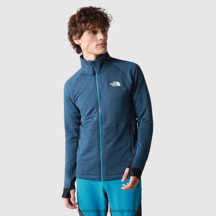 FFV042088 azul oscuro The North Face chaqueta polar con cremallera completa para hombre