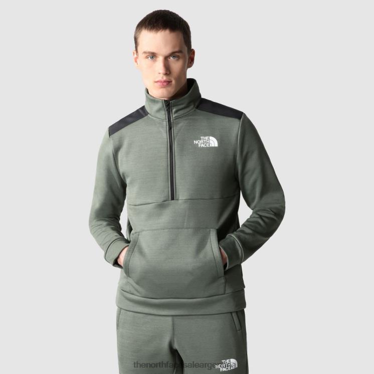 FFV042157 tomillo The North Face hombre entrenando forro polar con cremallera 1/4