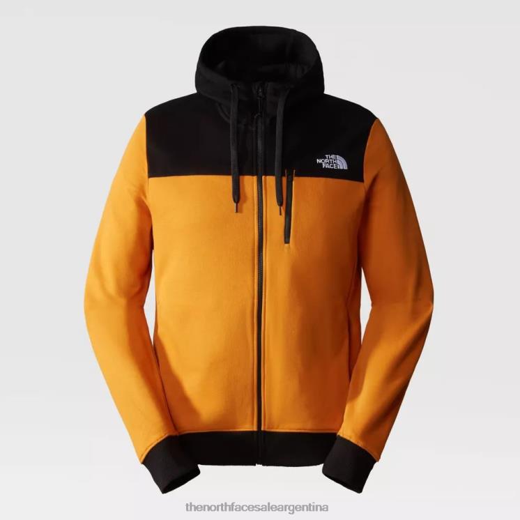 FFV04229 amarillo citrino The North Face sudadera con capucha de lana Tech New Peak para hombre