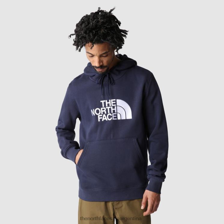 FFV042348 cumbre marina The North Face sudadera con capucha de hombre con dibujo de pico