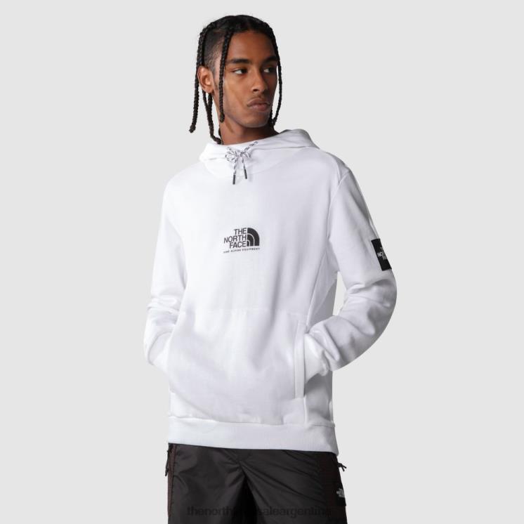 FFV04263 blanco The North Face sudadera con capucha alpina fina para hombre