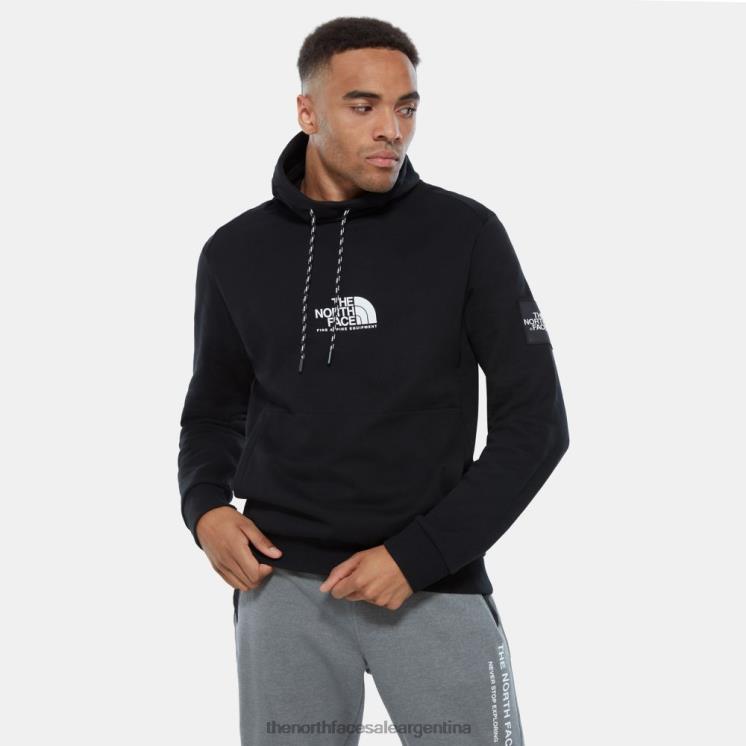 FFV04264 negro The North Face sudadera con capucha alpina fina para hombre