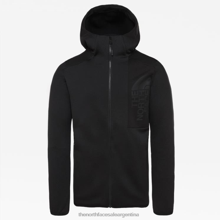 FFV04328 negro The North Face sudadera con capucha de lana merak para hombre