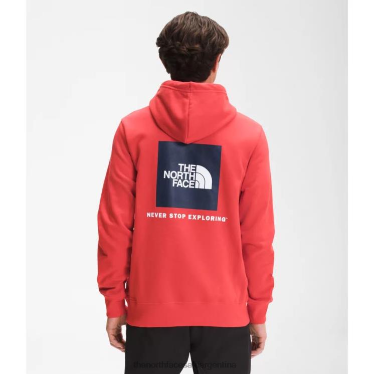 FFV043351 horizonte rojo The North Face sudadera con capucha box nse para hombre