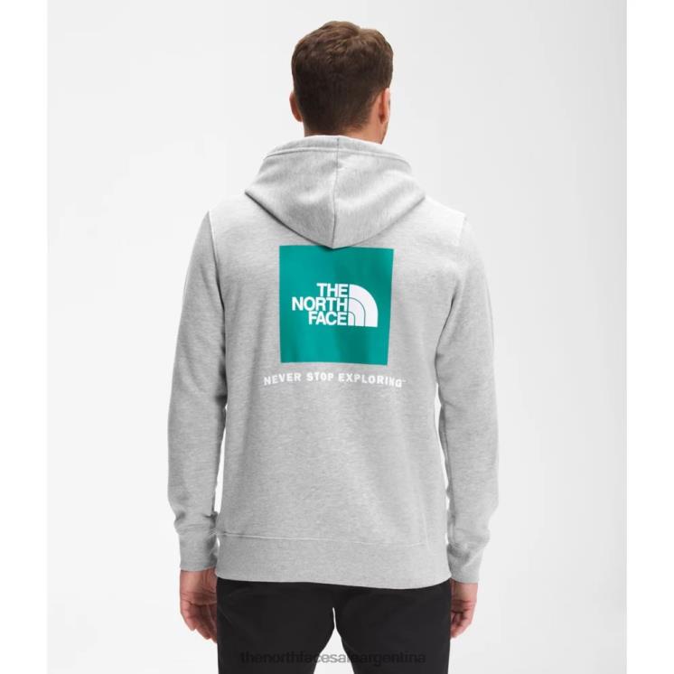 FFV043352 gris The North Face sudadera con capucha box nse para hombre
