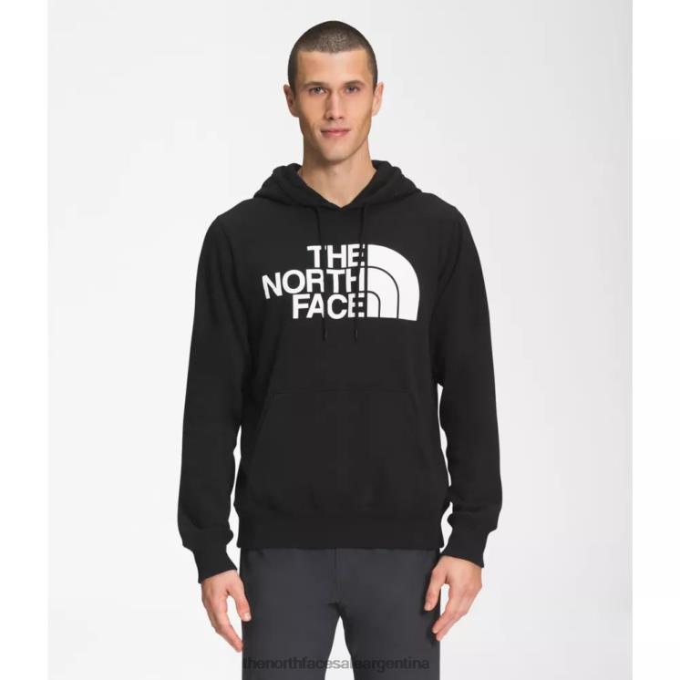 FFV043436 negro The North Face sudadera con capucha de media cúpula para hombre