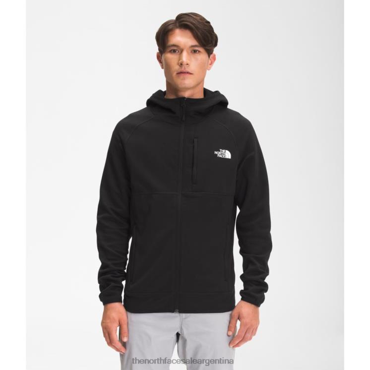 FFV044061 negro The North Face sudadera con capucha canyonlands hombre