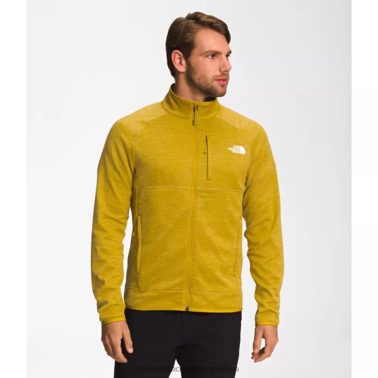 FFV044063 oro mineral The North Face chaqueta con cremallera completa para hombre Canyonlands