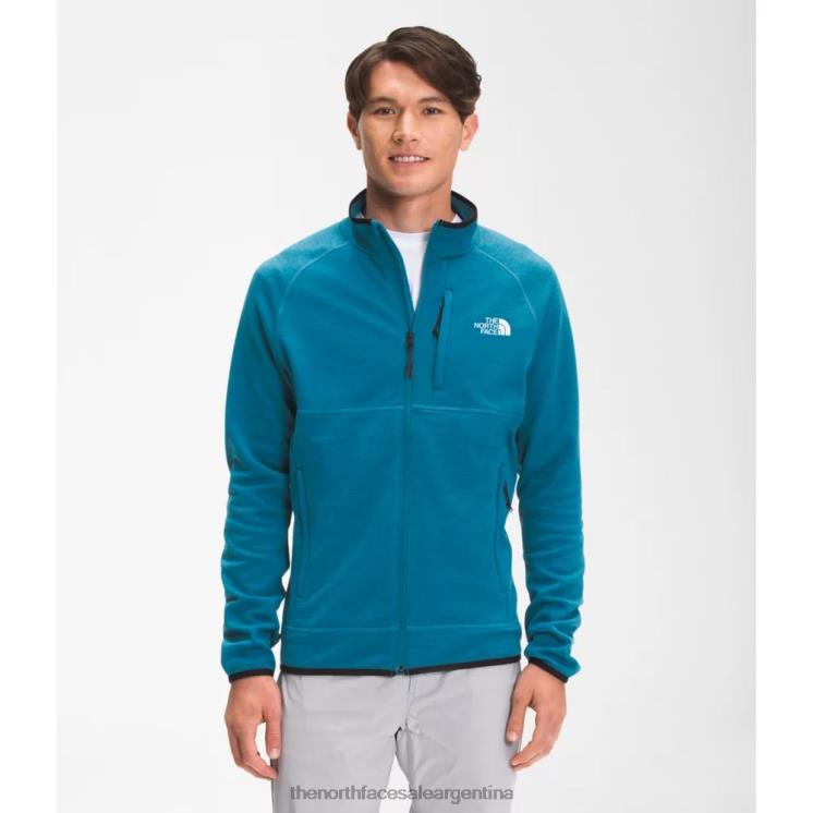 FFV044065 azul banff The North Face chaqueta con cremallera completa para hombre Canyonlands