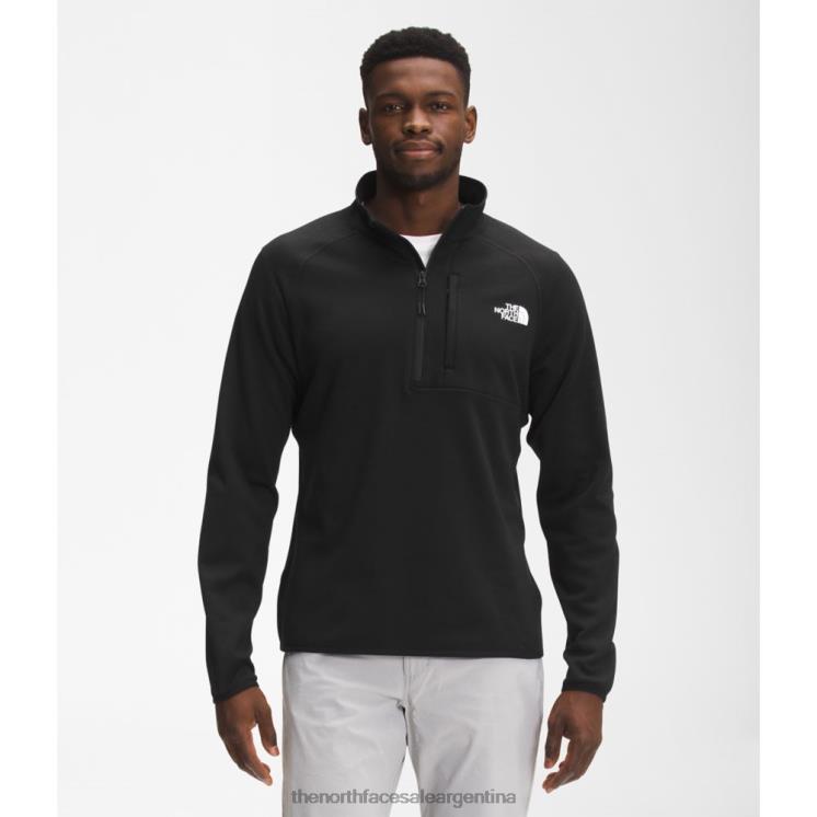 FFV044070 negro The North Face cremallera hombre canyonlands