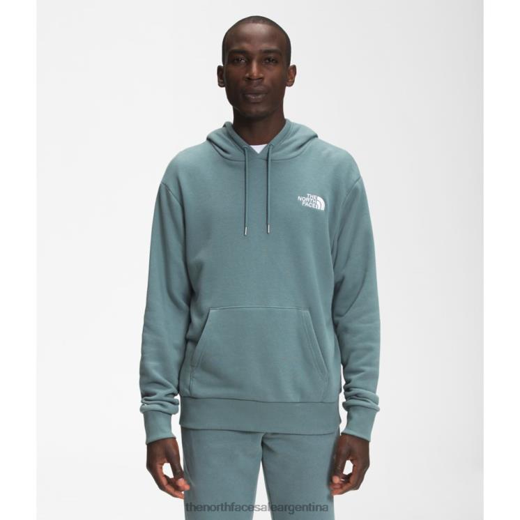 FFV044162 azul The North Face sudadera con capucha y logo sencillo para hombre