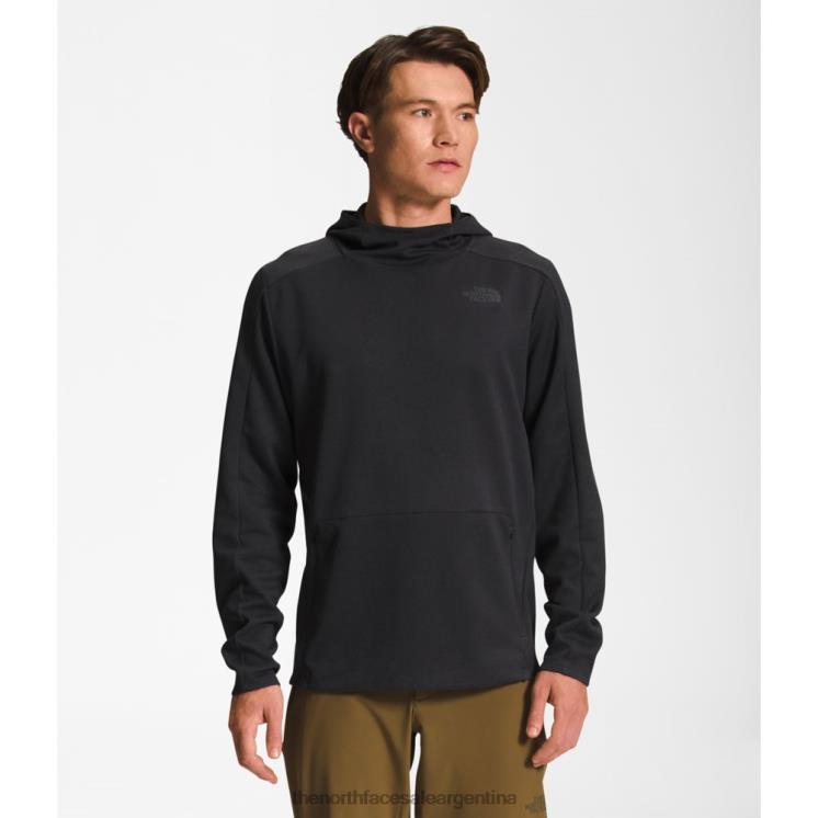 FFV044402 brezo negro The North Face sudadera con capucha de peso medio de pino grande para hombre