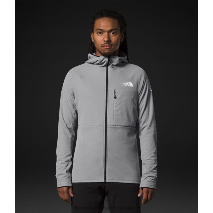 FFV044452 gris The North Face sudadera con capucha y cremallera completa del futuro de la serie summit para hombre