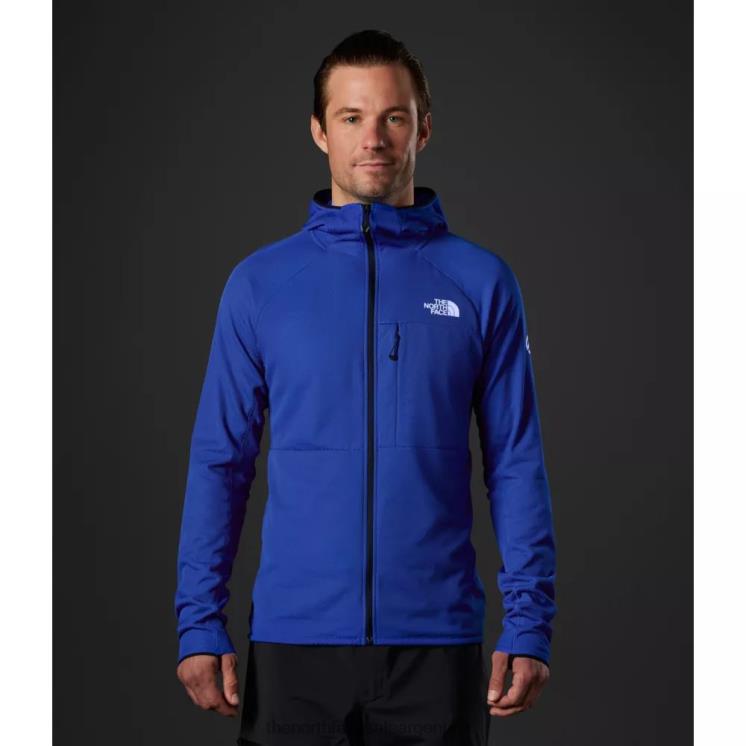 FFV044454 azul The North Face sudadera con capucha y cremallera completa del futuro de la serie summit para hombre