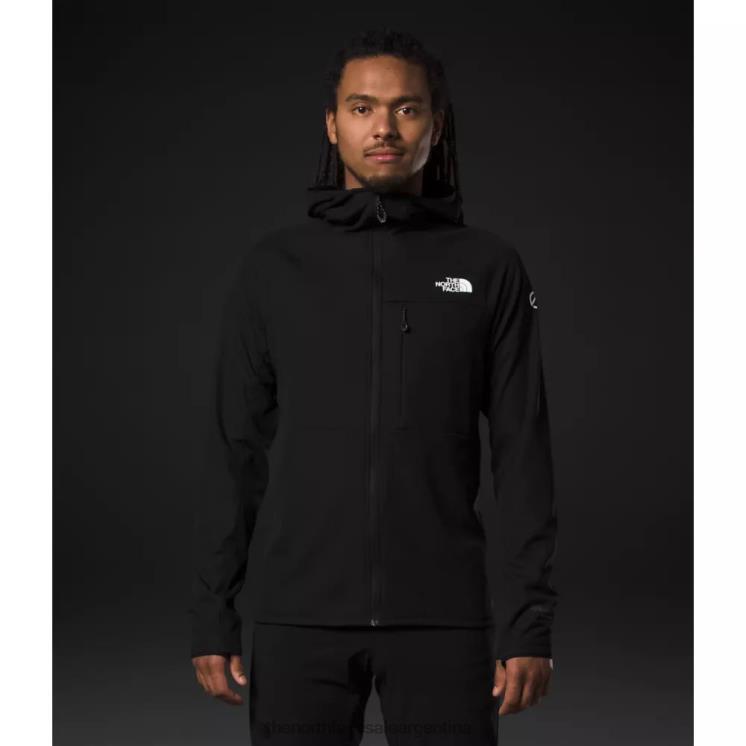 FFV044455 negro The North Face sudadera con capucha y cremallera completa del futuro de la serie summit para hombre