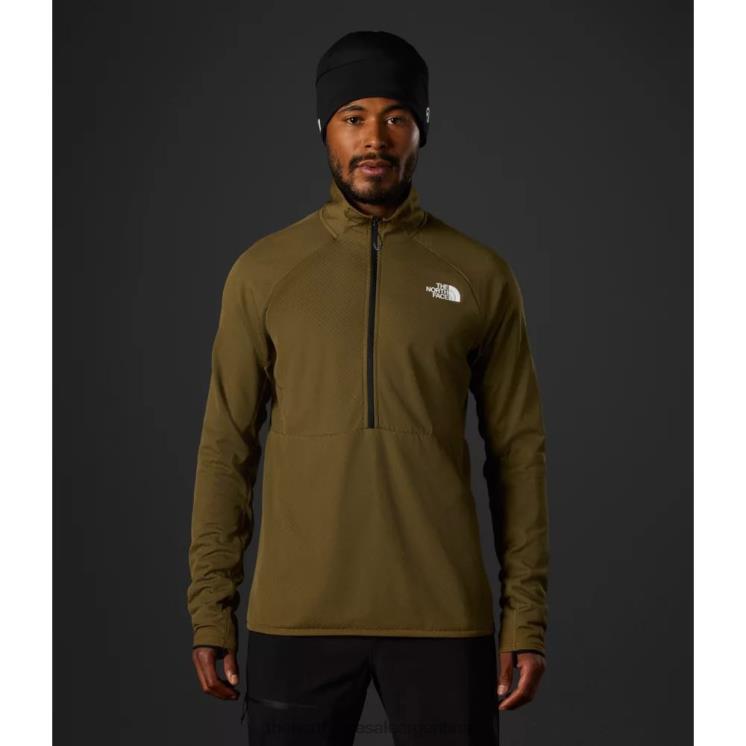FFV044515 oliva militar The North Face hombres cumbre serie Futurefleece lt zip