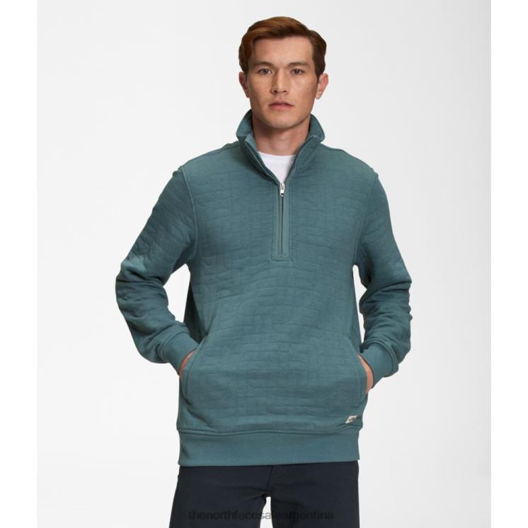 FFV044662 brezo azul The North Face hombre largo pico acolchado cremallera