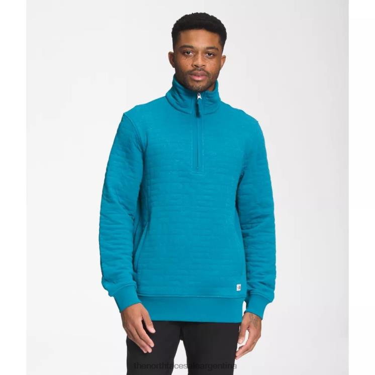 FFV044664 azul banff The North Face hombre largo pico acolchado cremallera