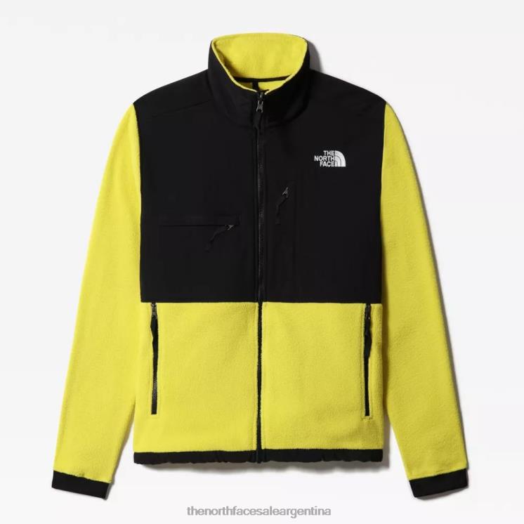 FFV04490 amarillo ácido The North Face chaqueta polar denali 2 para hombre