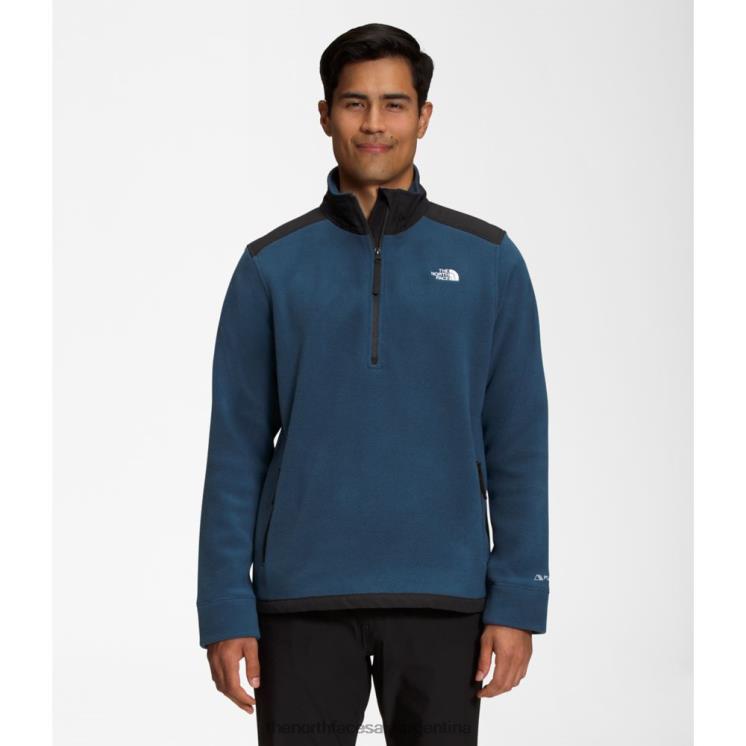 FFV045173 azul sombreado The North Face hombre alpine polartec 200 zip