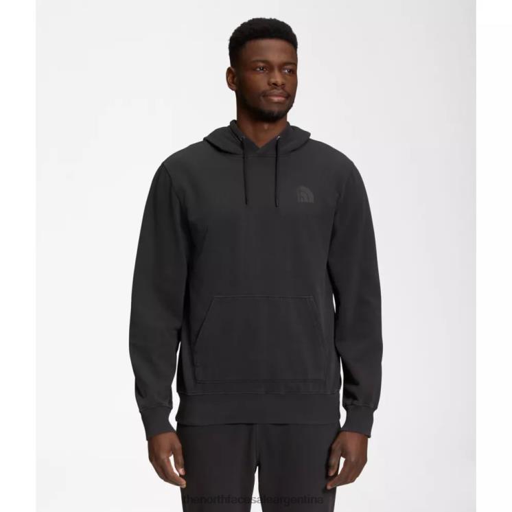 FFV045409 negro The North Face sudadera con capucha teñida para hombre