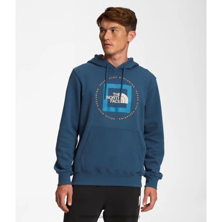 FFV045430 azul sombreado The North Face sudadera con capucha geo nse para hombre