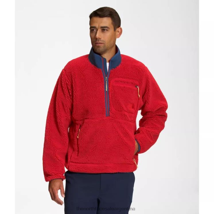 FFV045625 rojo The North Face jersey de pelo extremo para hombre