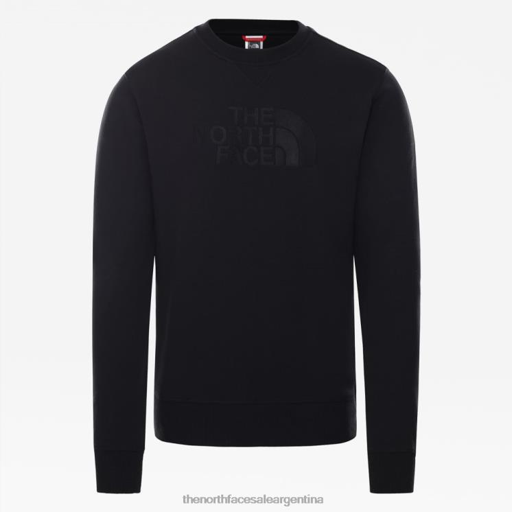 FFV04604 negro The North Face los hombres dibujaron suéter pico