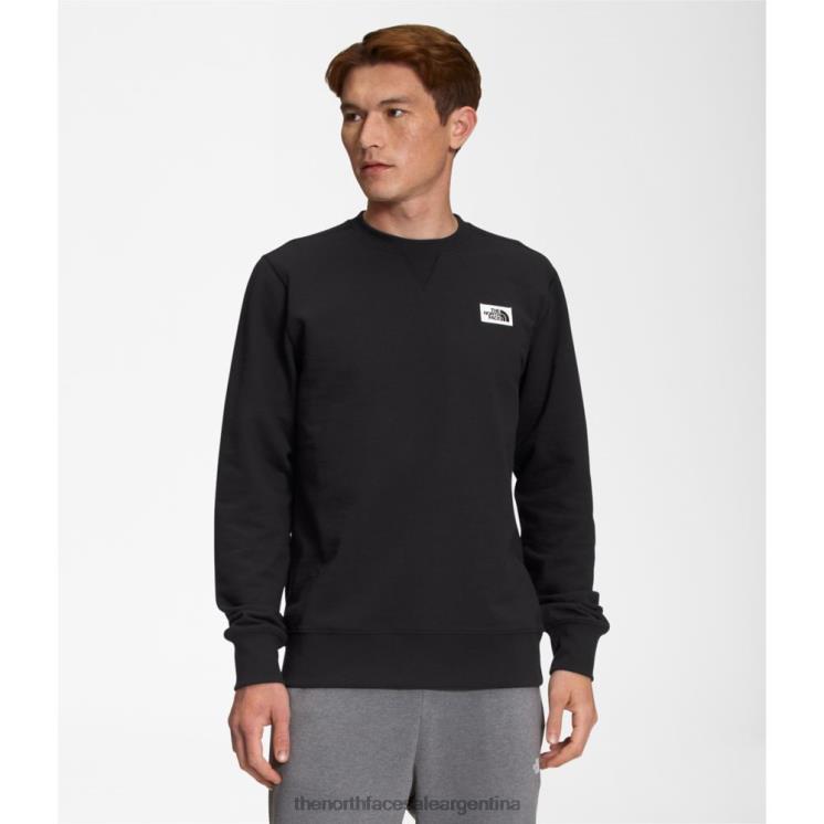 FFV046131 negro The North Face equipo con parche Heritage para hombre