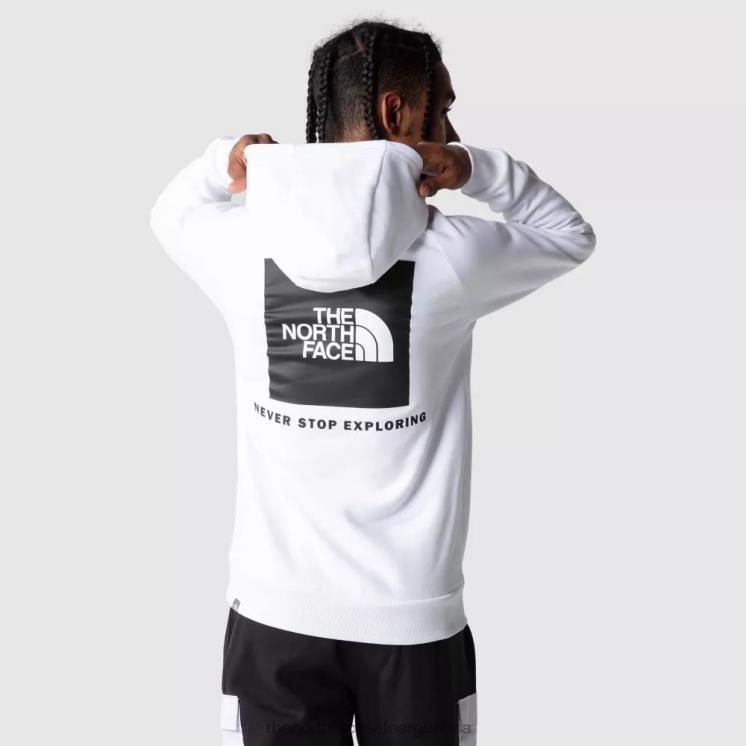 FFV0463 blanco The North Face sudadera con capucha raglán redbox para hombre