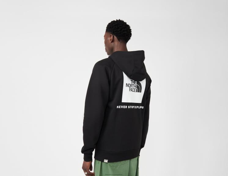 FFV046784 negro The North Face sudadera con capucha raglan redbox