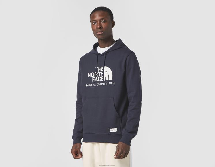 FFV046855 azul The North Face sudadera con capucha berkerley