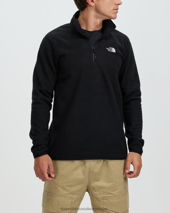 FFV046931 negro The North Face jersey tka 100 glaciar 1/4 cremallera