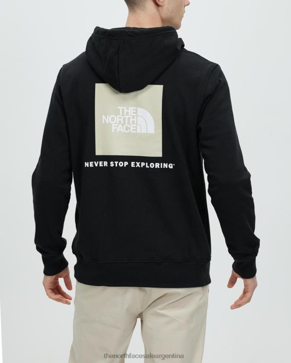 FFV047159 negro y grava The North Face sudadera con capucha de box nse