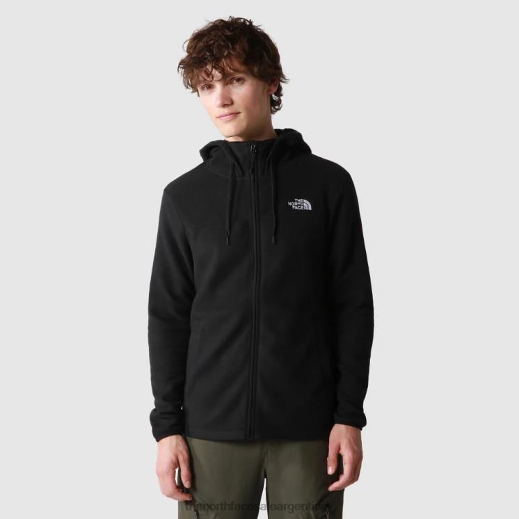 FFV04909 negro The North Face sudadera con capucha de lana con cremallera completa homesafe para hombre