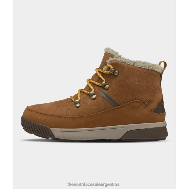 FFV043675 bata marrón The North Face botas impermeables sierra de encaje medio para mujer